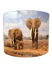 Elephant Family Watering Hole Lampshade