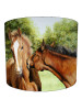 Horses Frolicking Lampshade