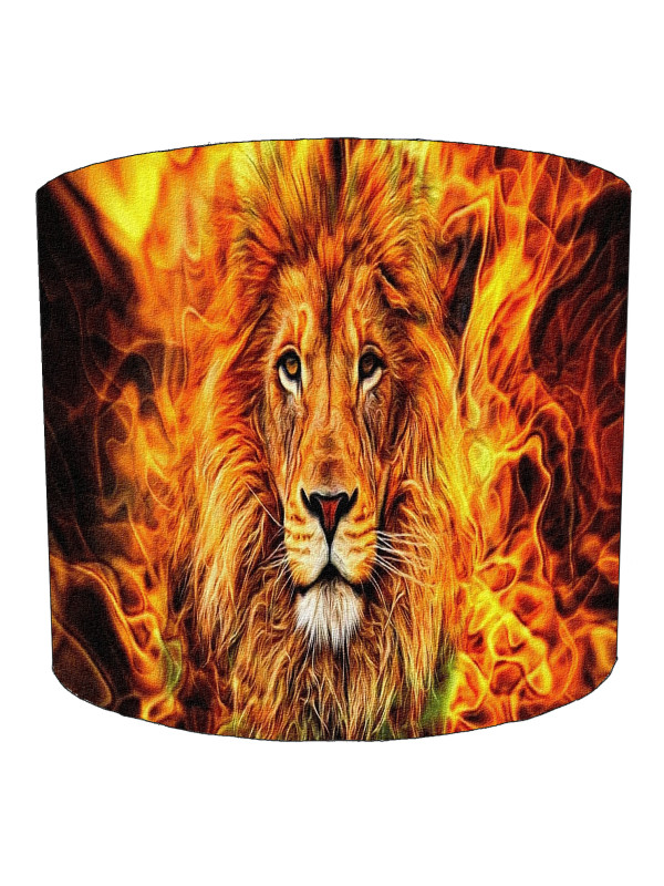 Lion Fire Lampshade Lion Fire Lampshade