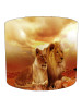 Lion and Lioness Lampshade