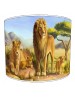 lion family lampshade