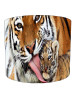 Tiger and Cub Close Lampshade