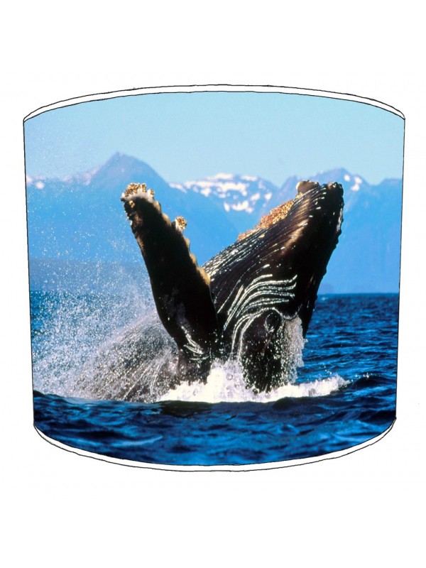 blue whale breach lampshade
