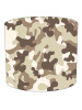 Brown Camouflage Army Print Lampshade
