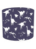 Dinosaurs Silhouettes Purple Lampshade