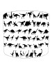 Dinosaurs Silhouettes Lampshade Dinosaurs Silhouettes Lampshade