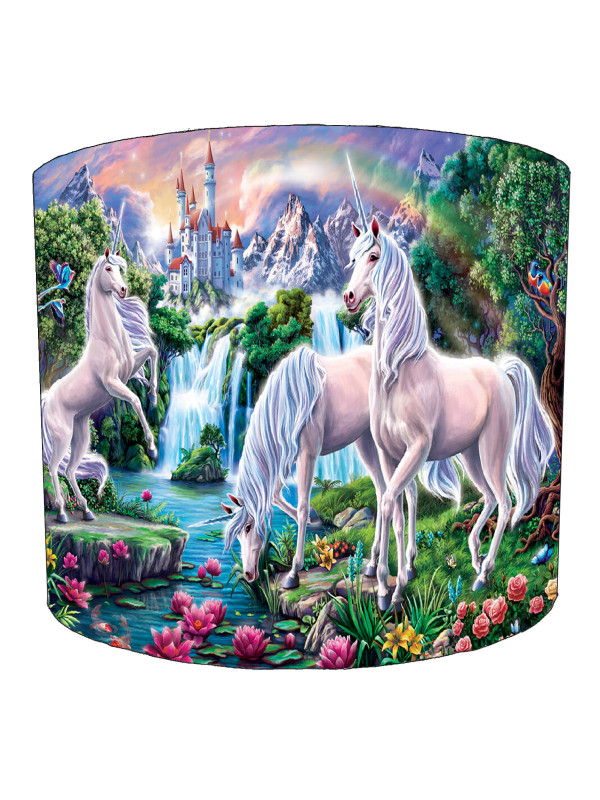 Unicorn Childrens Lampshade11