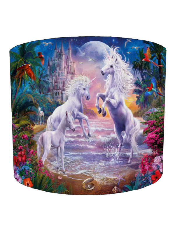 Unicorn Childrens Lampshade3
