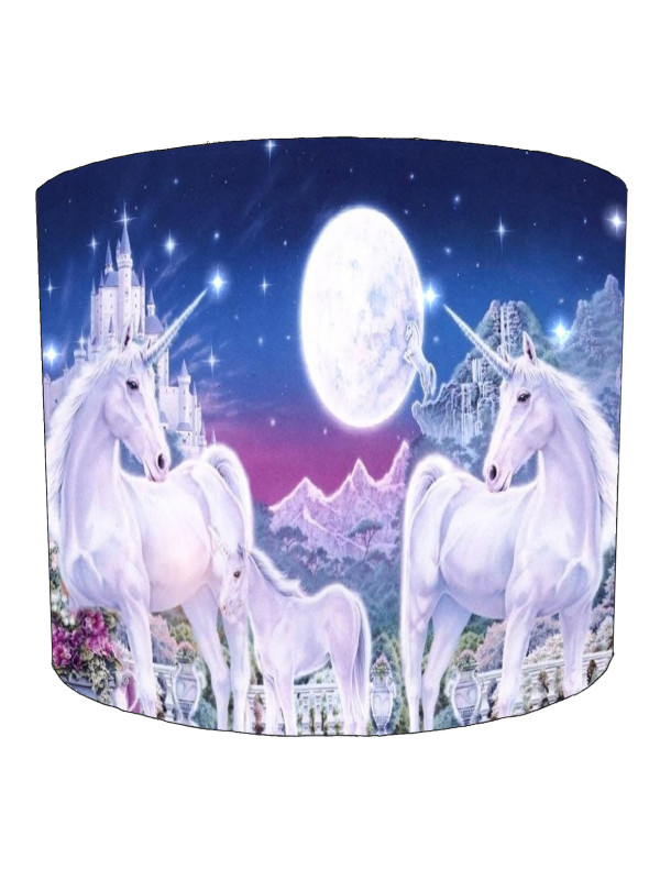 Unicorn Childrens Lampshade4