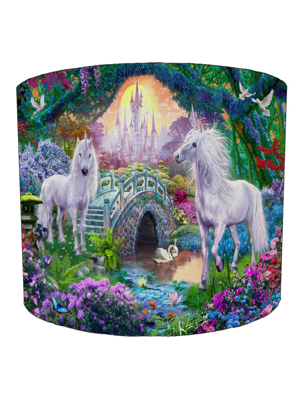Unicorn Childrens Lampshade5
