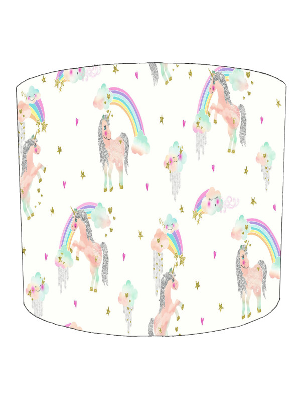 Unicorn Childrens Lampshade6