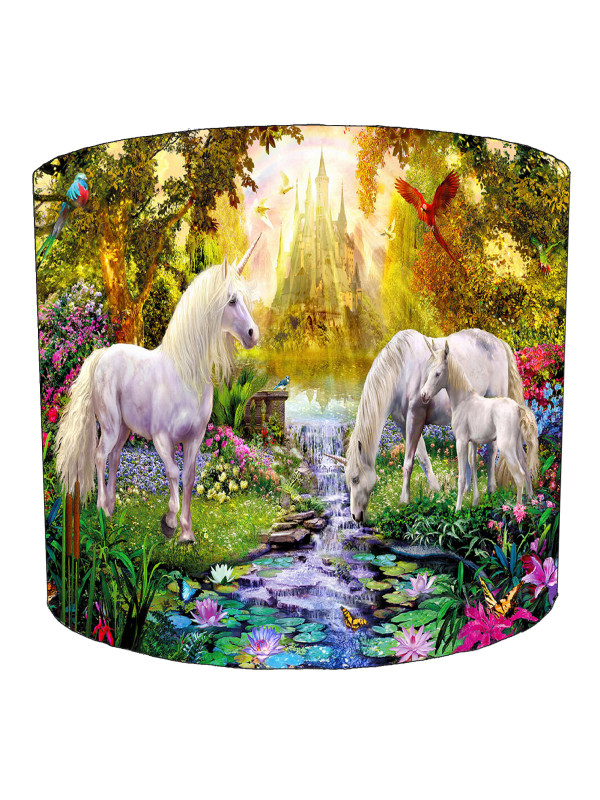 Unicorn Childrens Lampshade7