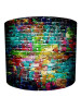 Colourful Brick Wall Graffiti Street Art Lampshade