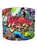 Colourful Graffiti Street Art Lampshade
