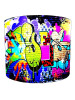 Colourful Yes Graffiti Street Art Lampshade