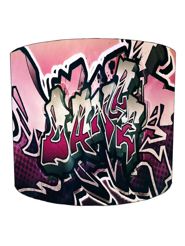 Pink Dance Graffiti Street Art Lampshade Pink Dance Graffiti Street Art Lampshade