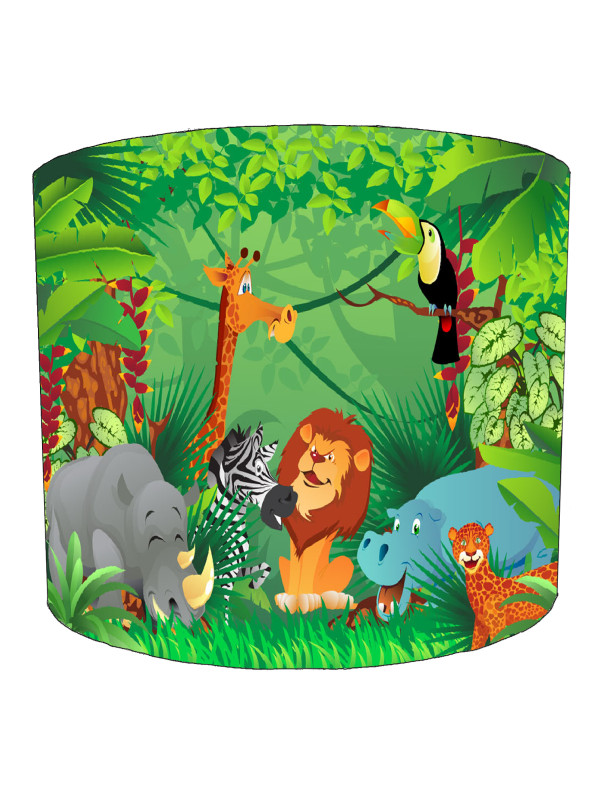 Happy Jungle Animals Lampshade Happy Jungle Animals Lampshade