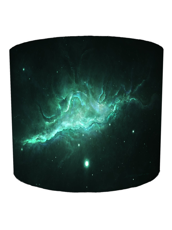 Nebula Green Stars Galaxy Lampshade Nebula Green Stars Galaxy Lampshade