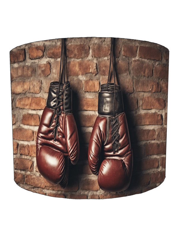 Old Boxing Gloves Lampshade Old Boxing Gloves Lampshade