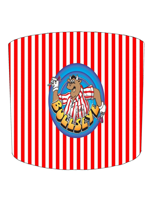 Bullseye Red and White Darts Lampshade Bullseye Red and White Darts Lampshade