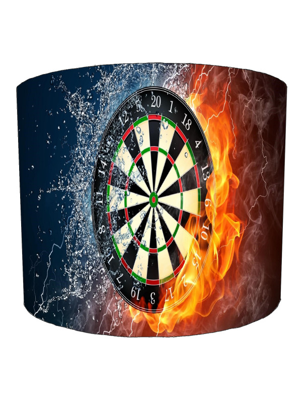 Dart Board Water Fire Lampshade Dart Board Water Fire Lampshade