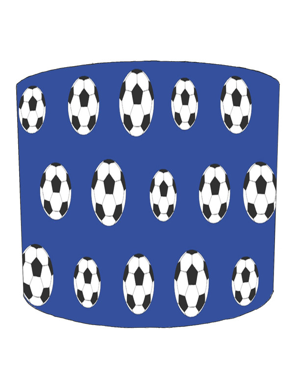 Footballs Dark Blue Background Lampshade Footballs Dark Blue Background Lampshade