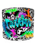 Football Graffiti Blue Lampshade