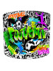 Football Graffiti Green Lampshade
