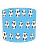 Footballs Light Blue Background Lampshade Footballs Light Blue Background Lampshade