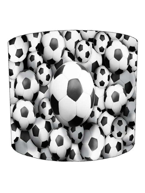 Multiple White Footballs Lampshade