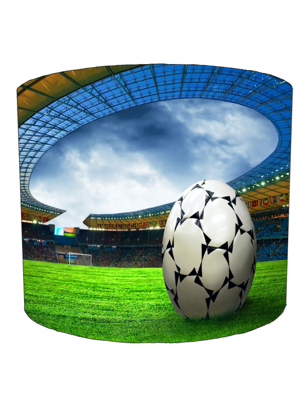 White Football in Stadium Lampshade White Football in Stadium Lampshade