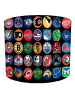 Ice Hockey Team Logos Black Lampshade
