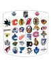 Ice Hockey Team Logos White Lampshade Ice Hockey Team Logos White Lampshade