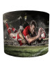 Rugby Player Scoring Try Lampshade