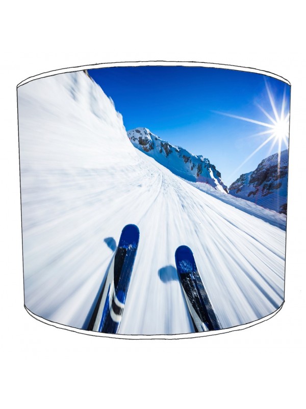 skiing snowboarding lampshade 10