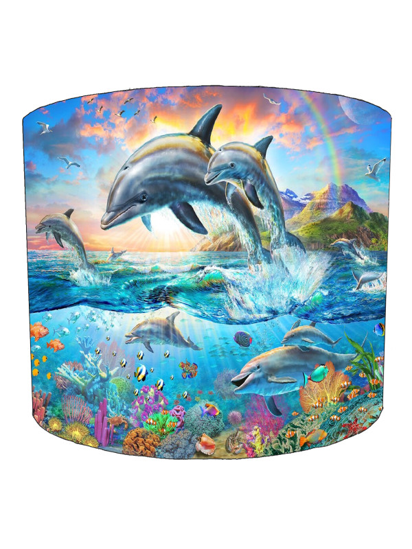 Dolphin Family Lampshade Dolphin Family Lampshade