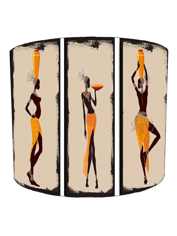 Tribal African Women Lampshade Tribal African Women Lampshade