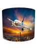 Airplane Sunset City Lampshade