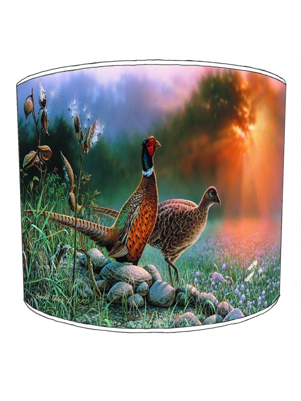 pheasant lampshade 10