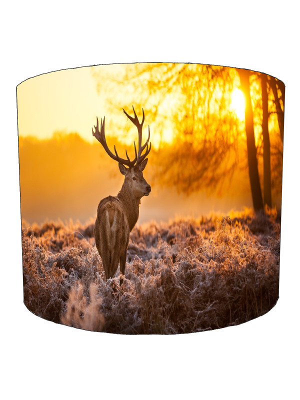 Deer Stag Sunrise Lampshade Deer Stag Sunrise Lampshade