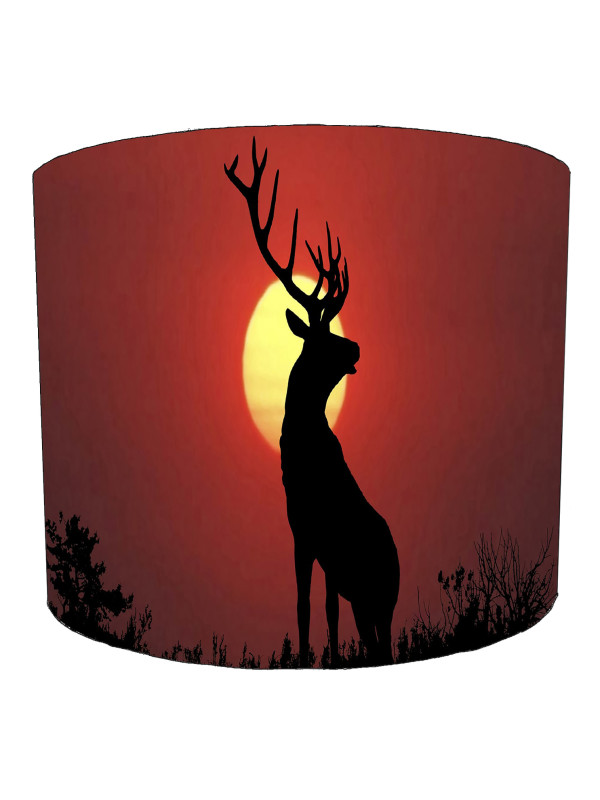 Stag Deer Sunset Lampshade Stag Deer Sunset Lampshade