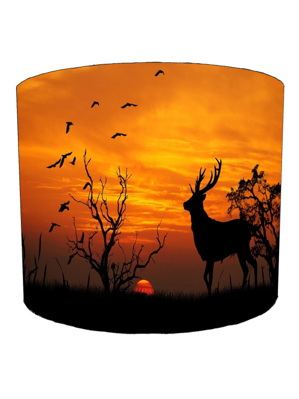 Sunset Deer Stag Lampshade Sunset Deer Stag Lampshade
