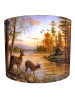 Sunset In The Forest Deer Stag Lampshade