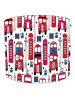 London Red Bus and Phone Box Pattern Lampshade London Red Bus and Phone Box Pattern Lampshade