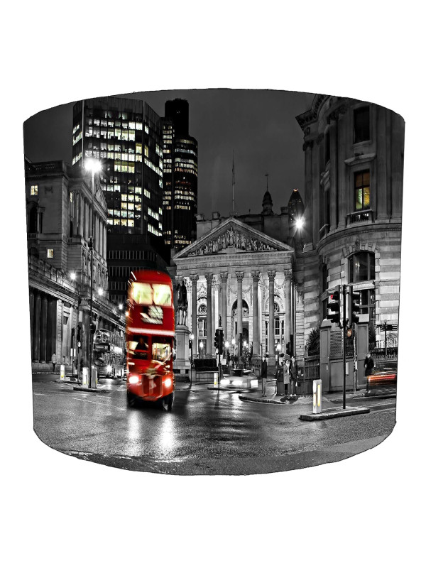 London Bus At Night Lampshade London Bus At Night Lampshade