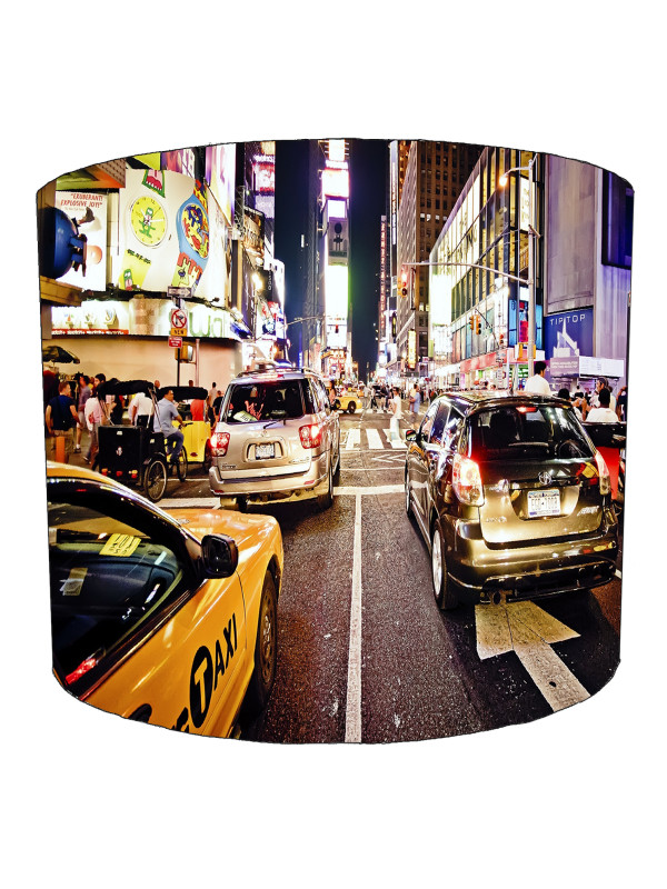Times Square At Night New York City Lampshade Times Square At Night New York City Lampshade