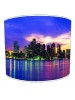 city of new york blue skyline lampshade