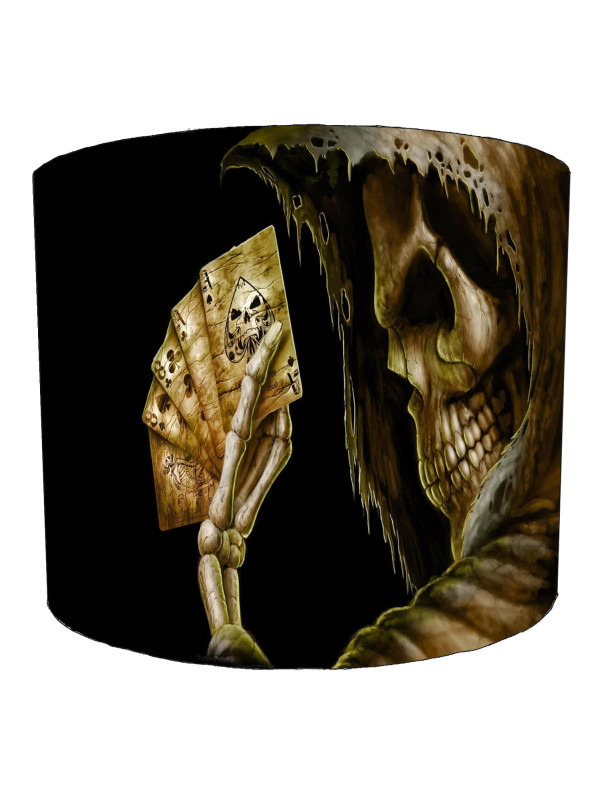 Grim Reaper Poker Gothic Lampshade Grim Reaper Poker Gothic Lampshade