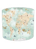 Wildlife World Map Lampshade Wildlife World Map Lampshade