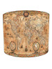Pergament World Map Lampshade